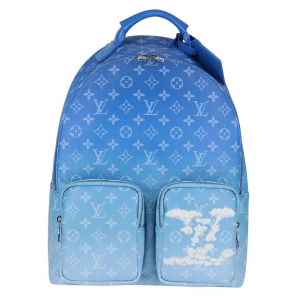 LOUIS VUITTON Monogram Clouds Multi Pocket Backpack Blue M45441 Auth yk18948M - Picture 2 of 16